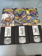 Teenage mutant Ninja Turtles vhs lot