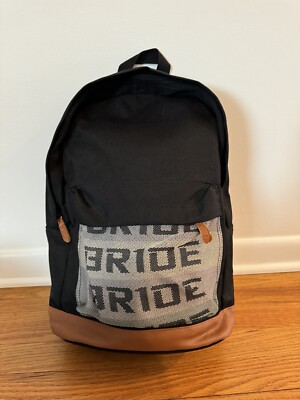 BRIDE Racing Takata Seatbelt Green And Black Backpack