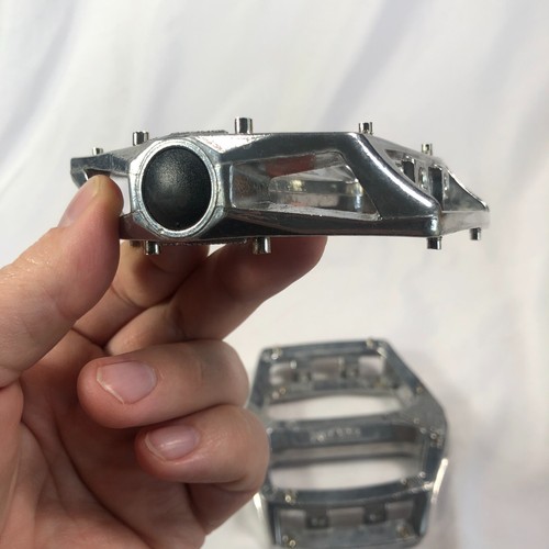 Xpedo B102 BMX Racing Pedals 9/16” Silver SE HTF - FREE FAST SHIPPING - Picture 3 of 9