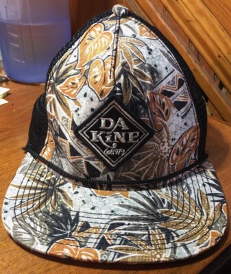 COTTON Ē CAP DAKINE EST 1979 Hawaii Surf Black Snapback Trucker Men's Baseball