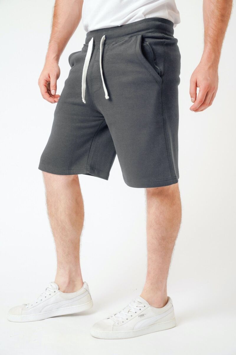 Mens fleece shop gym shorts