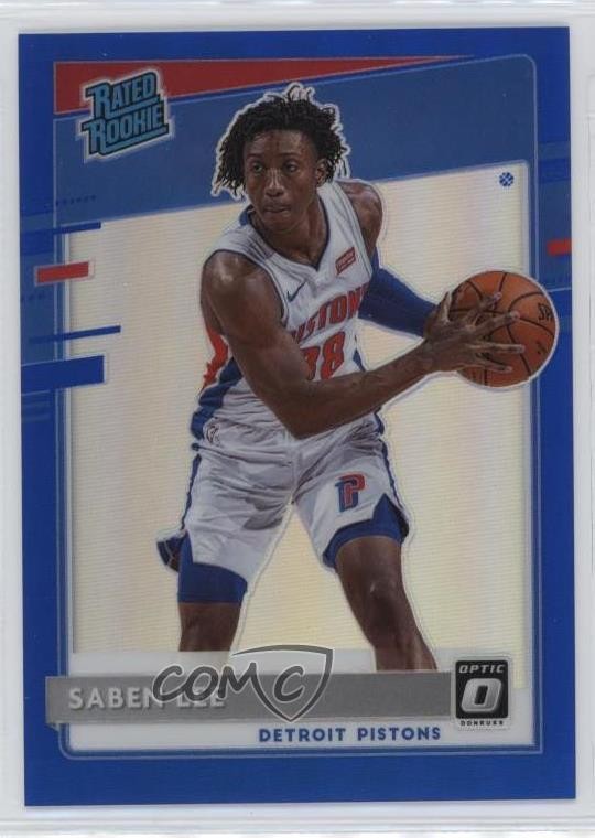 2020-21 Panini Donruss Optic Rated Rookie Blue Prizm 1/59 Saben Lee #191 1dm4
