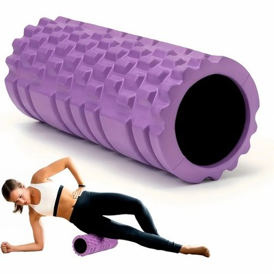 Schaumstoff Fitness Roller für Tiefengewebe Massage Gitter Muskel Triggerpunkt Muskeln