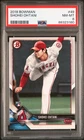 SHOHEI OHTANI 2018 BOWMAN ROOKIE CARD RC LOGO #49 PSA 8 NM-MT DODGERS MLB CHAMP!