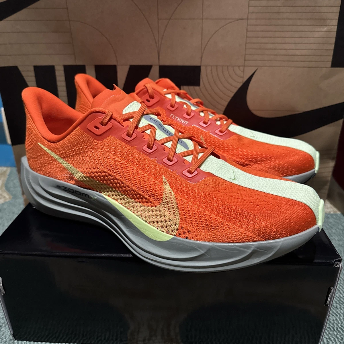 NIKE Pegasus Plus 28cm 中古品 Nike Pegasus Plus Safety Orange Barely Volt for Sale