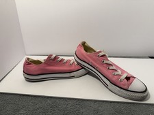 Converse Chuck Taylor All Star Low Top Pink Canvas Sneakers Youth 3 Women s 5