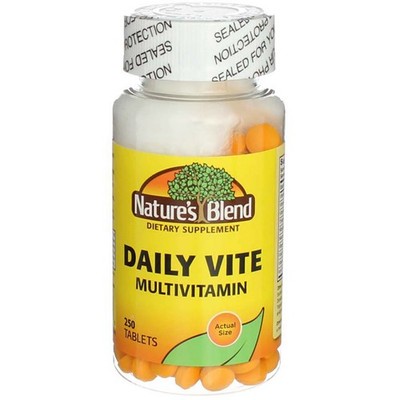 Nature's Blend Daily Vite Multivitamin Tablets, 250 Ct