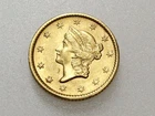 1853-P $1 LIBERTY HEAD ONE DOLLAR GOLD COIN