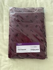 Palette By Gee Di Moda Burgundy 6 Ft Fitted Polyester Solid Tablecloth NEW 