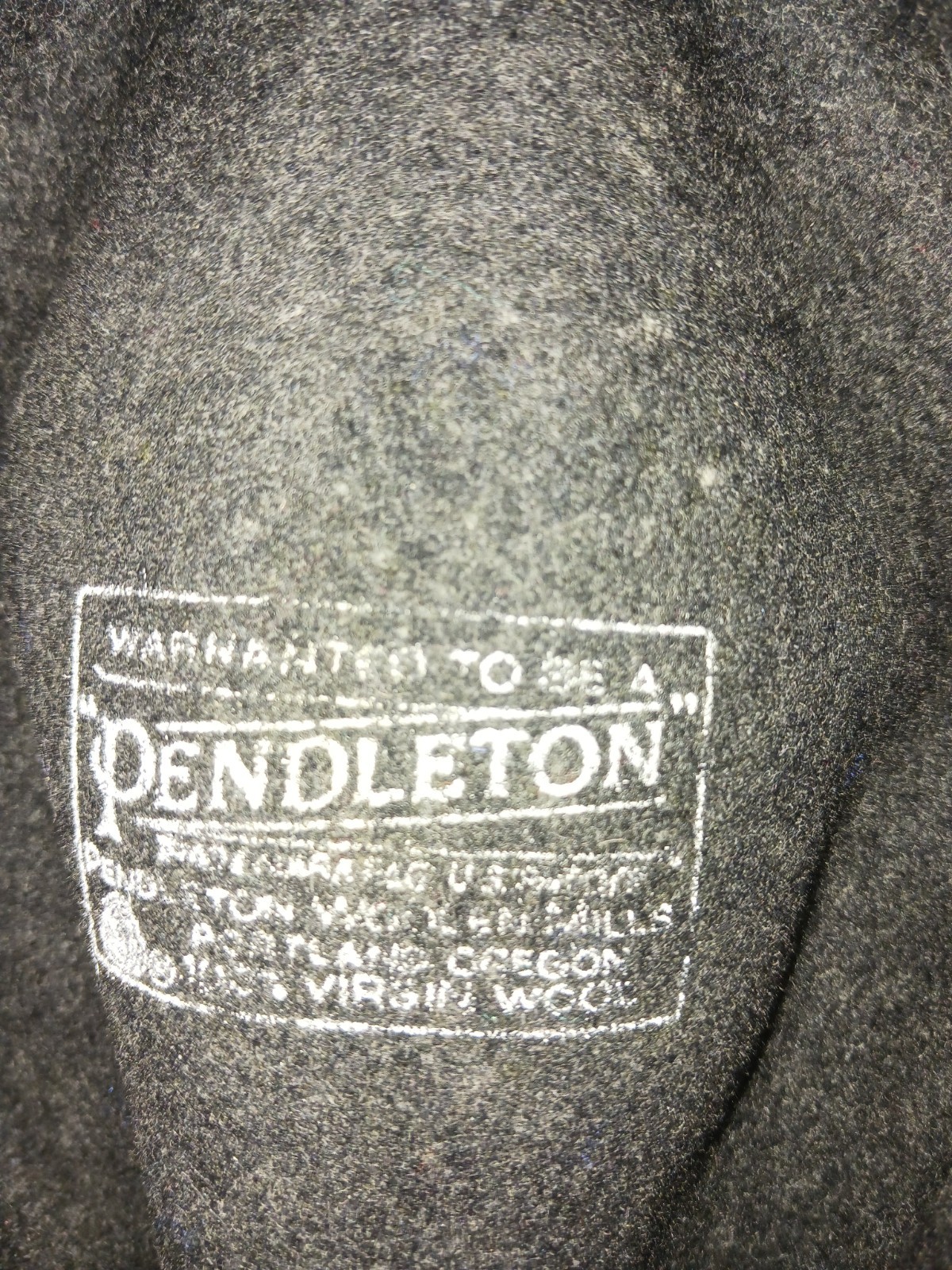 Pendleton Wool Fedora Mountain Man Hat - Size A19… - image 4