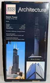 LEGO (21000) Architecture: Sears Tower Chicago - 100% Complete Box Instructions