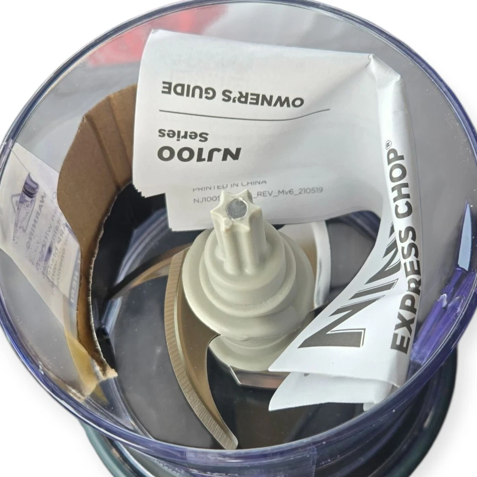 Ninja NJ100GR 16.0 Oz. Food Chopper,Food Processor Gray NEW No Box  - Image 3 of 3