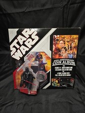 Star Wars 30th Anniversary coin album plus Darth Vader action figure nib
