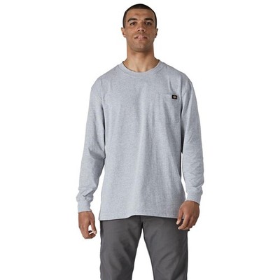 Dickies Grau Herren Brusttasche Longsleeve Tee T-Shirt