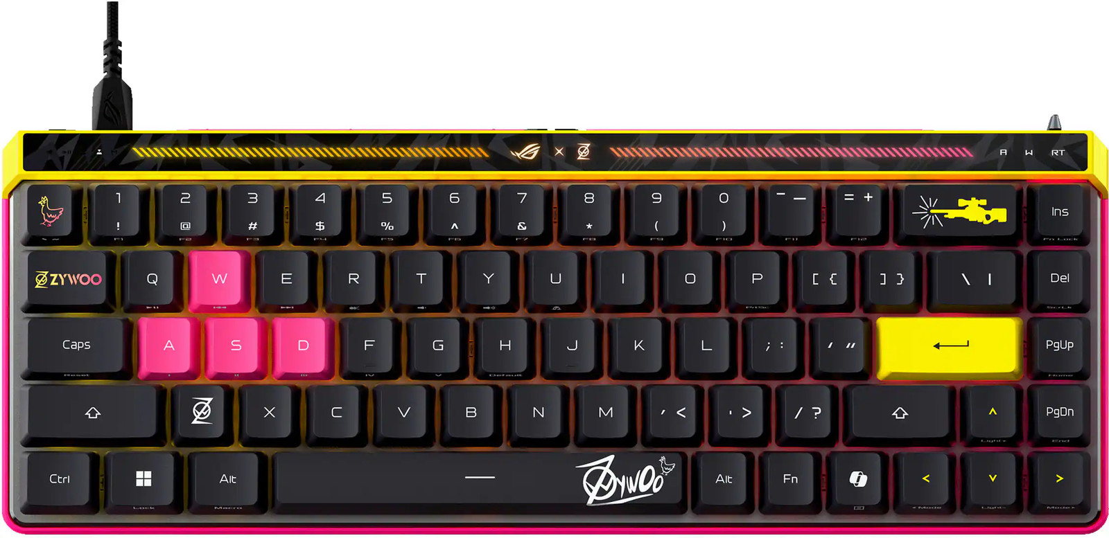 ASUS - ROG Falchion Ace 65% Wired Gaming Keyboard with ROG H