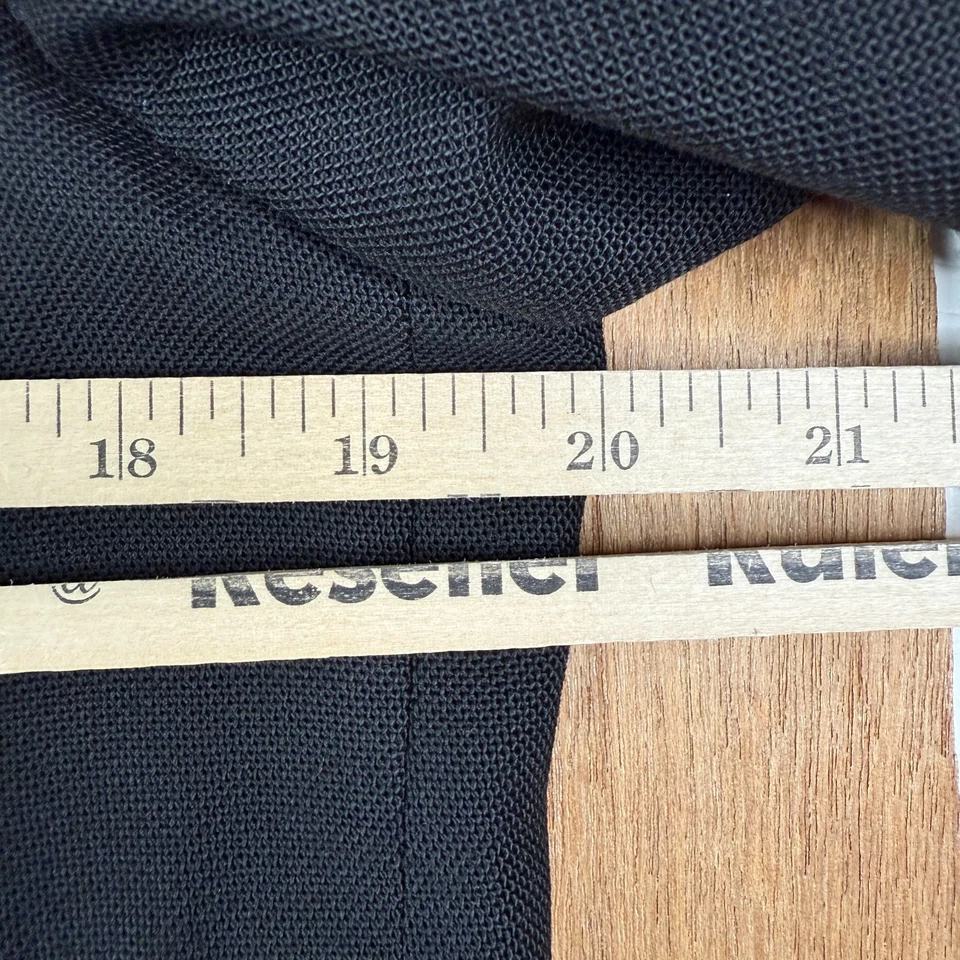 Винтажный двубортный мужской блейзер 38S черный 4x1 шерсть 1950-е подкладка пейсли хопсак - Изображение 3 из 4