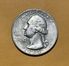 1964 D Washington Quarter - 90% Silver - Lightly Circulated -  Nice