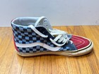 Vans SK8-Hi Top Blue Red Yellow Checker BMX Pre Owned Mens 10.5 Shoes Sneakers — photo 3