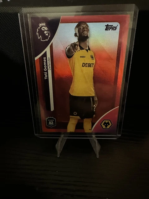Topps Premier League 2025/2026 Toti Gomes Wolves Red /5