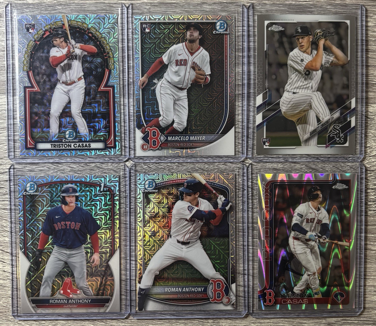 2023 Bowman Chrome Roman Anthony 1st Mojo Lot – Red Sox | Casas RayWave