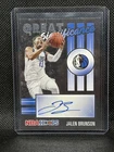JALEN BRUNSON 2020-21 HOOPS GREAT SIGNIFICANCE AUTO #GS-JBR