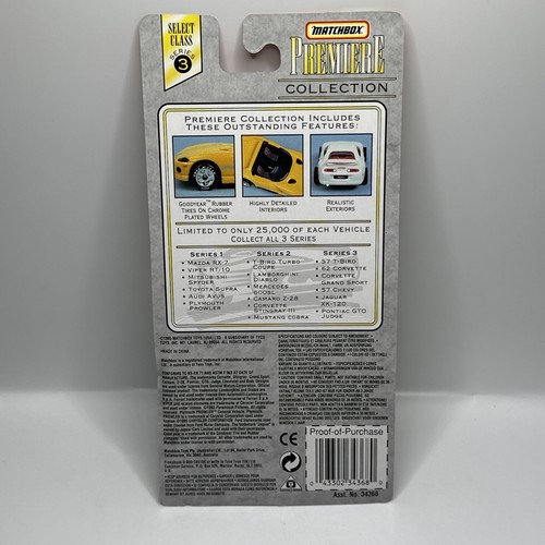 MATCHBOX PREMIERE SERIES #3 BLACK JAGUAR XK 120 CONVERTIBLE FAST SHIPPING - Picture 9 of 9