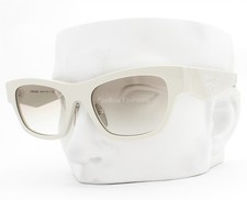 Prada Sunglasses Powder White SPR B09F 26A-80M with Case Alternative Fit