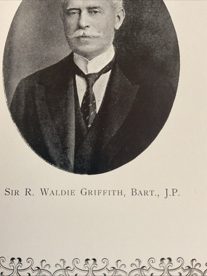 SUFFOLK Leaders 1906 Sir Richard Waldie GRIFFITH - HENDERSYDE PARK ROXBURGHSHIRE
