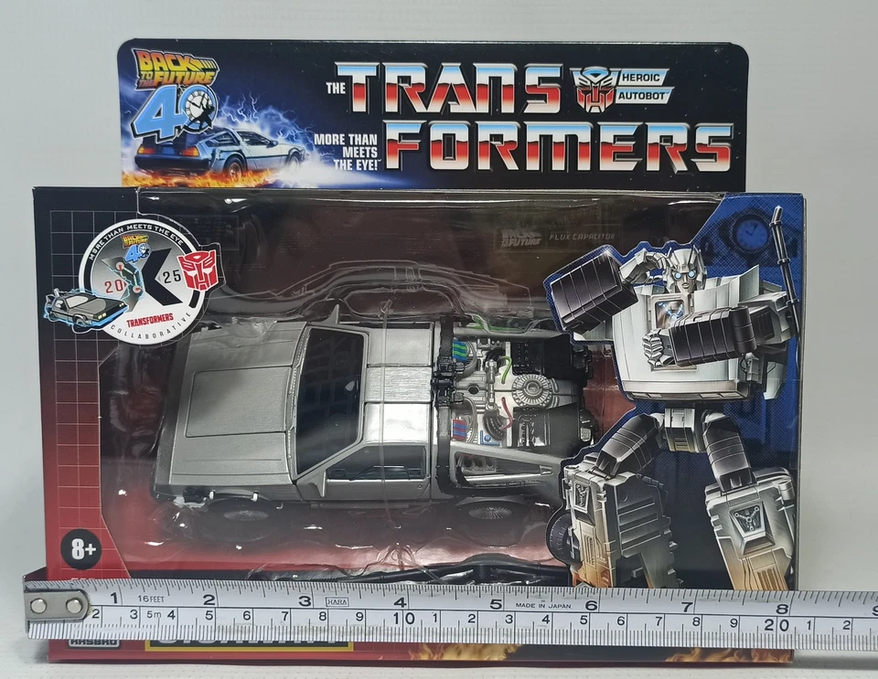 HASBRO 2025 COLLABORATIVE TRANSFORMERS x BACK TO FUTURE DELOREAN GIGAWATT SEALED - Image 2 of 4