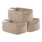 Cotton Rope Baskets, Woven Baskets for Storage, Nursery Storage Baskets, Rect...