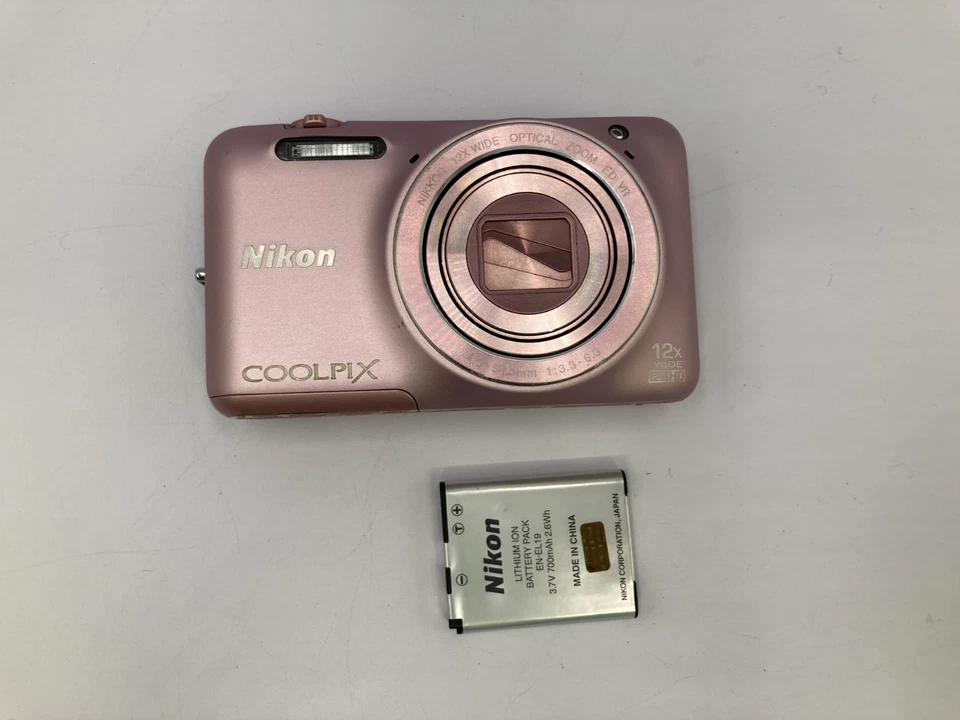 Excellent Nikon COOLPIX S6600 pink Digital Camera red 16.0MP 1805 - Image 4 of 4