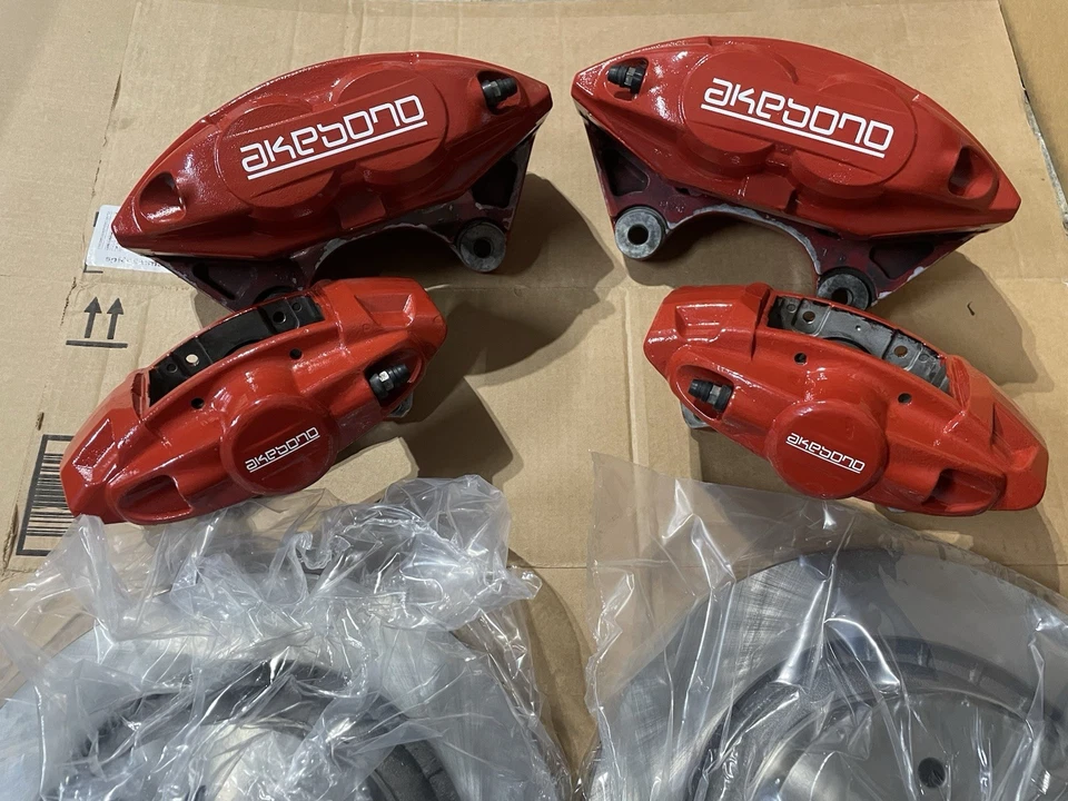 2007-2021 INFINITI G37 M37 Q50 Q60 Q70 AKEBONO CALIPER BRAKE SET FRONT & REAR - Image 3 of 3