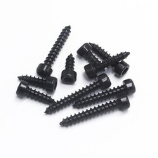64 pi��ces vis autotaraudeuses t��te �� douille hexagonale 2 par 12 mm acier car