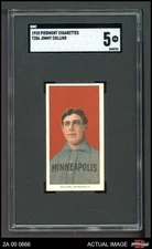 1909 T206 Jimmy Collins MIN American Association - Minneapolis HOF SGC 5 - EX