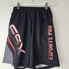 ESX360 Esports Gaming Gear Pro Gamer Boys Red Black Youth L 10 Shorts Pull On