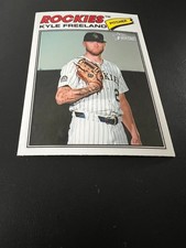 2026 Topps Heritage Kyle Freeland #92 Colorado Rockies CHROME