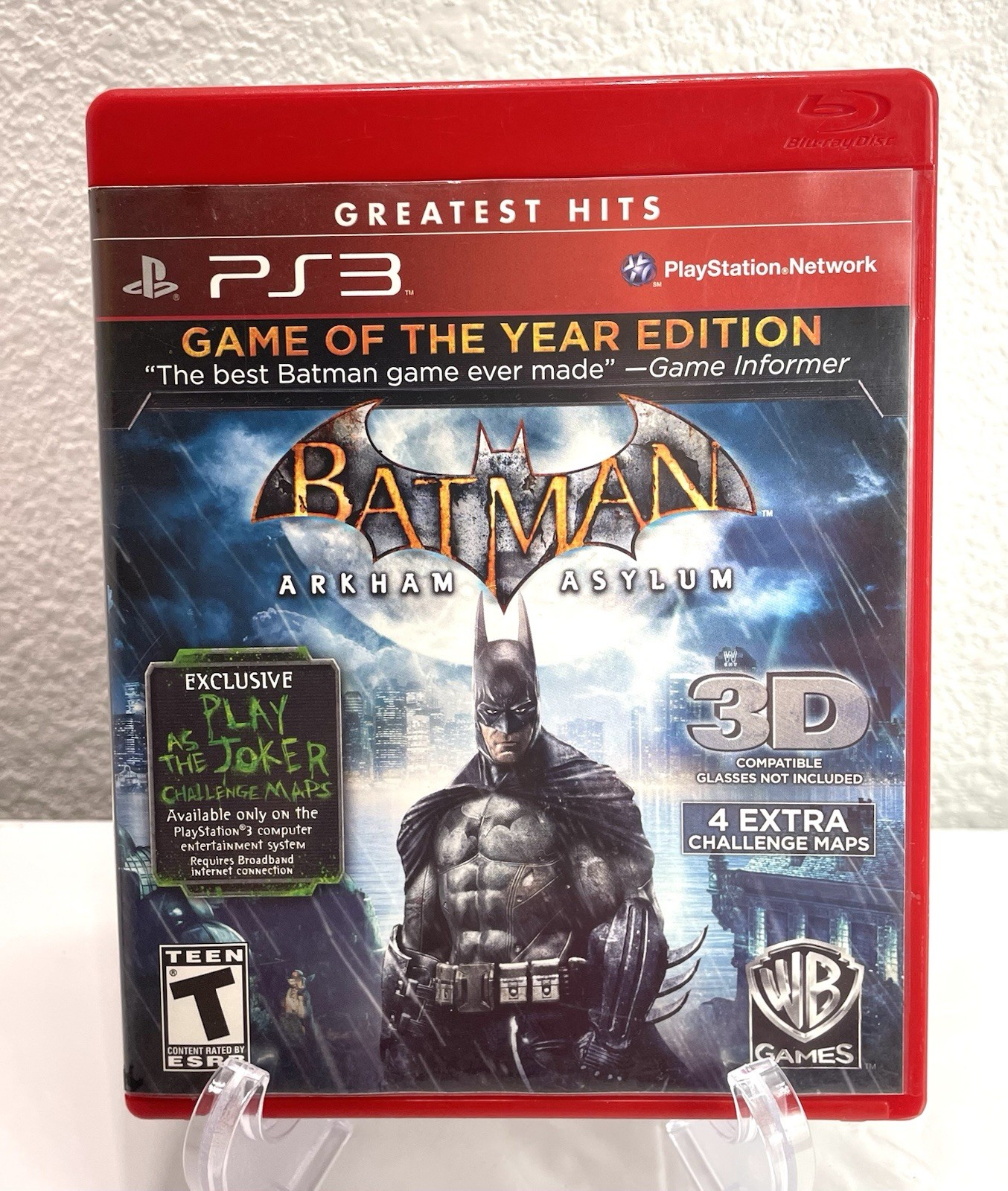 Batman: Arkham Asylum Game of the Year Edition (Sony PlayStation 3, 2010) CIB