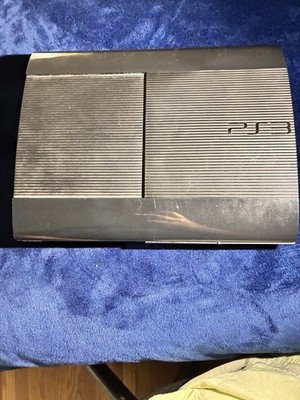 Sony PlayStation 3 Super Slim Black Console with Cables