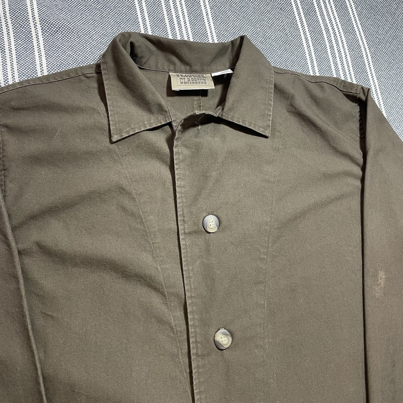 Frontier Classics Duster Jacket Men's Large Brown… - image 7