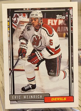 1992-93 Topps Eric Weinrich #399 New Jersey Devils