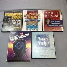 Nightingale Conant Cassette Lot 5 Programs Tom Peters Waitley Develop Self Help