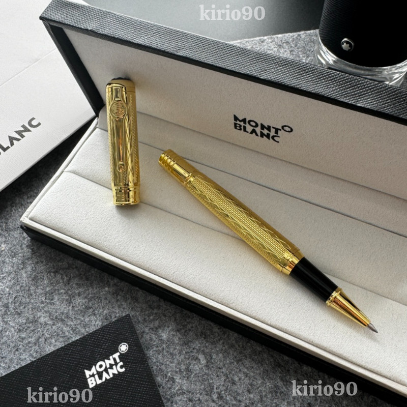 Bid Montblanc Gold Rollerball Luxury Engraved, Gift Executive, Limited Edition