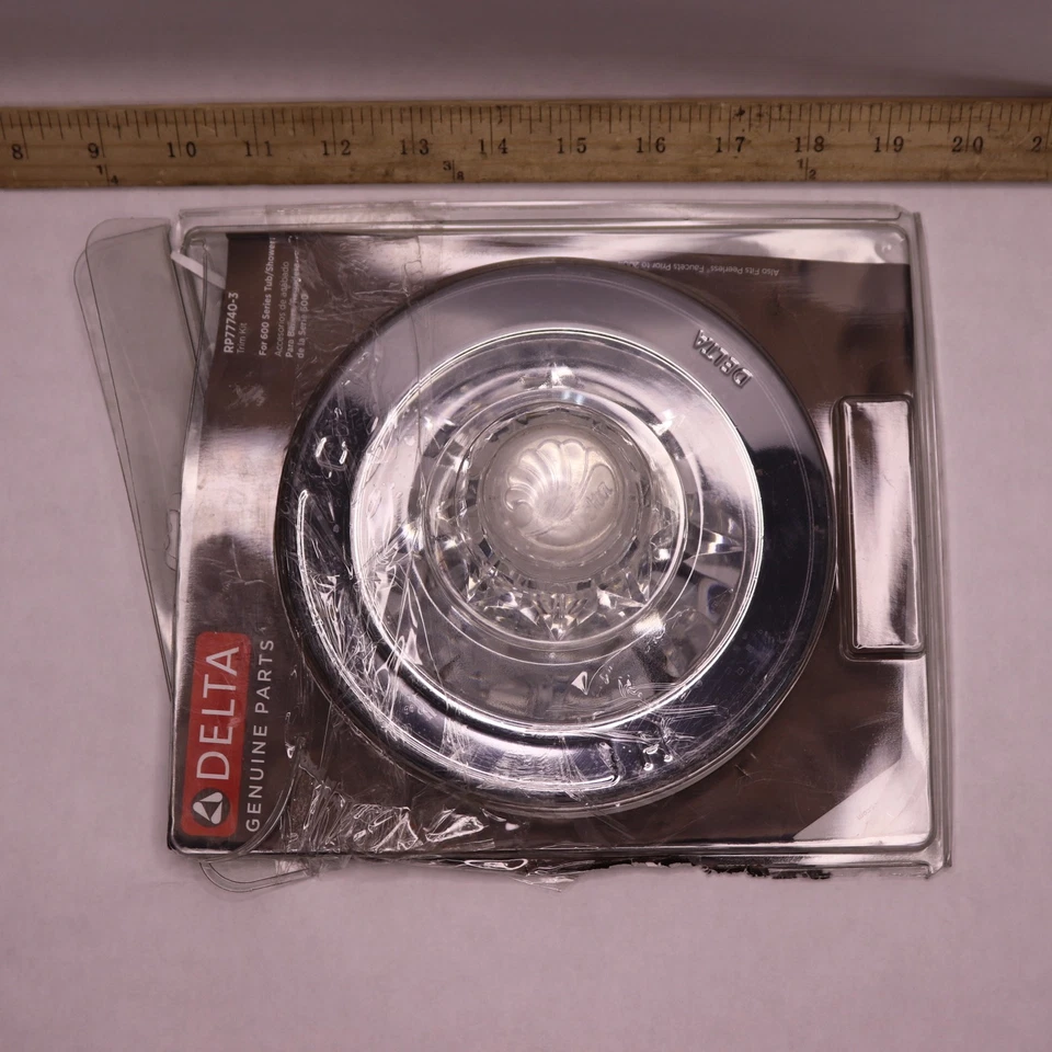 Delta 1 manija perilla válvula moldura gris cromo RP77740-3 falta herrajes Foto 4 de 4