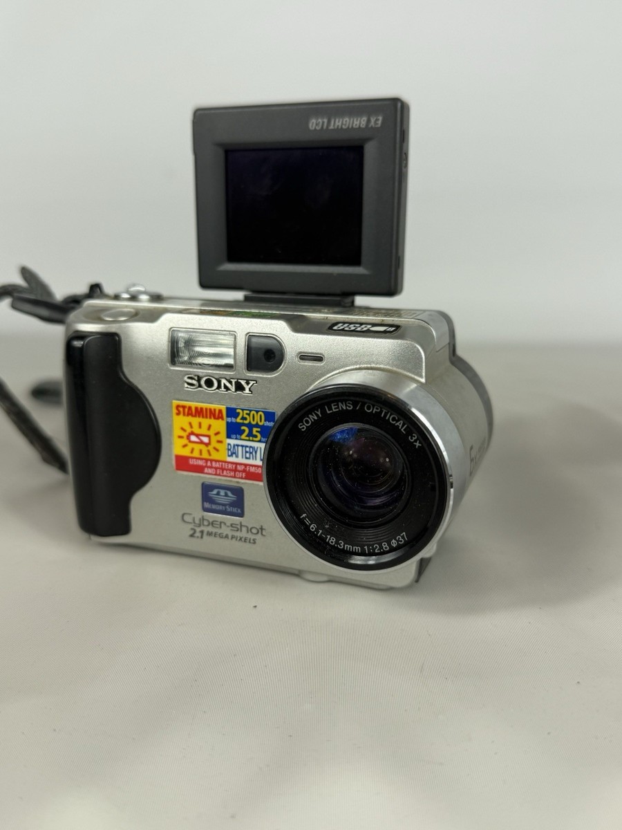 Sony Cyber-shot DSC-S50 1.9MP Digital Camera - Silver for