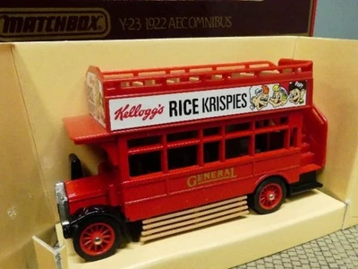 Yesteryear AEC Omnibus Rice Krispies Kelloggs 1922 Y-23 - Bild 1 von 2