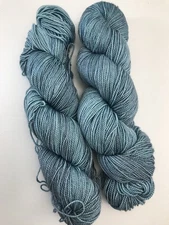 2 Skein Little Fox Vixen Vardo OOAK Yarn Fingering Sock Hand Dyed Wool / Silk