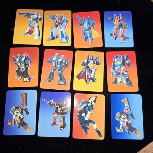 MINT 1985 TRANSFORMERS ACTION CARDS HASBRO Complete 192 Card Set 23 sticker - Picture 11 of 19
