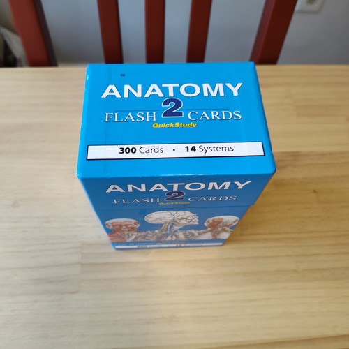Anatomie 2 Lernkarten -QuickStudy Referenzwerkzeug- 300 Karten 14 Systeme gebraucht - Bild 9 von 9