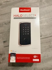 Kwikset Halo Select Plus Wi-Fi Matter Smart Lock Apple Home Keys - Satin Nickel