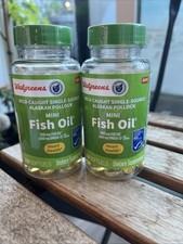 Walgreens Alaskan Pollock, Mini Olej z ryb 1000 Mg 100 Softgels